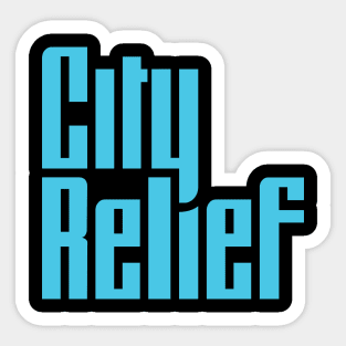 City Relief logo Sticker